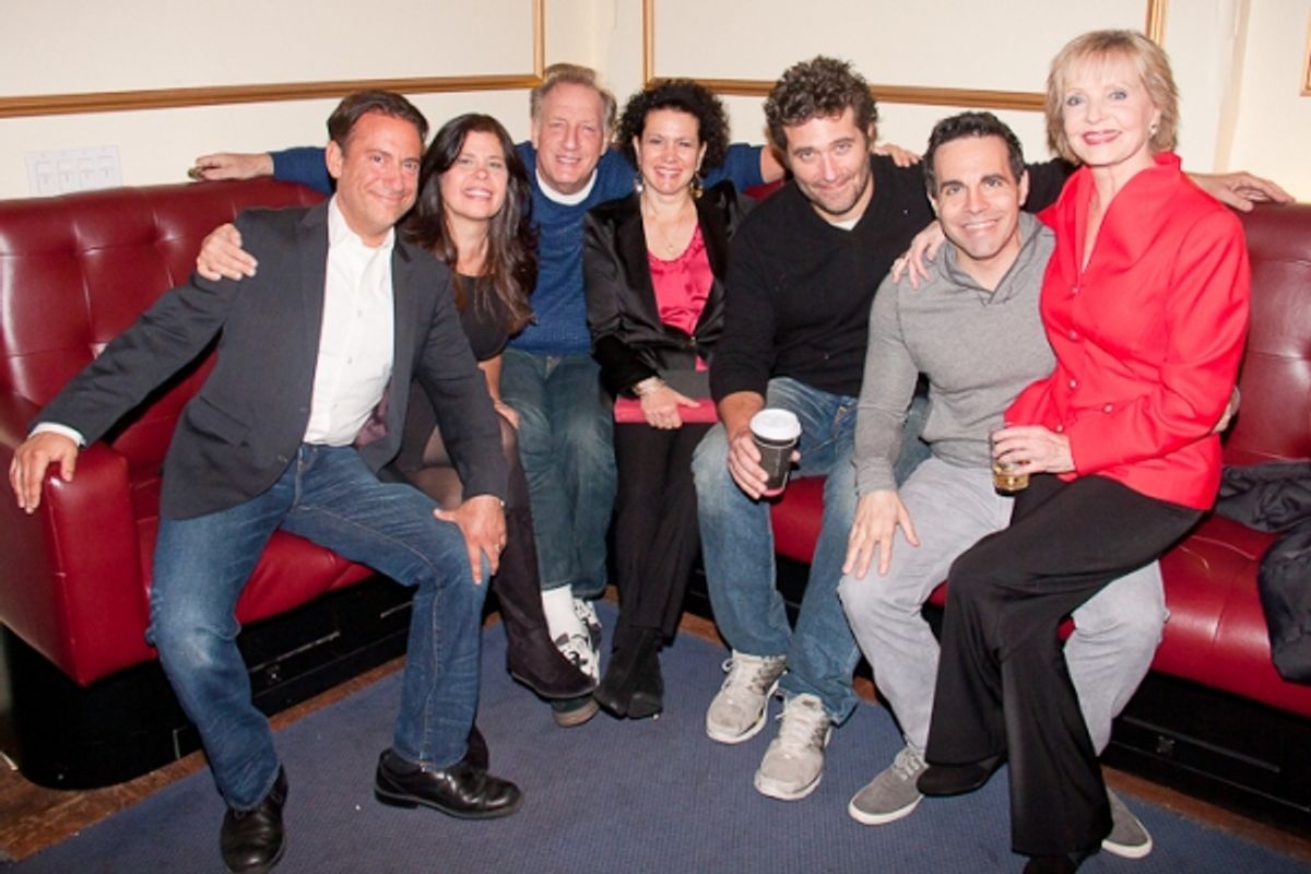 Eugene Pack, Dayle Rayfel, Alan Zweibel, Susie Essman, Craig Bierko, Mario Cantone, and Florence Henderson at 