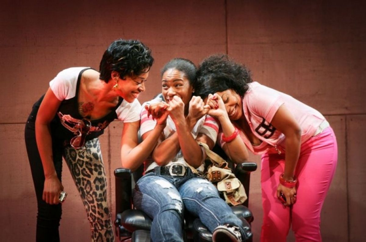 Cherise Boothe, Nikiya Mathis, Angela Lewis at 