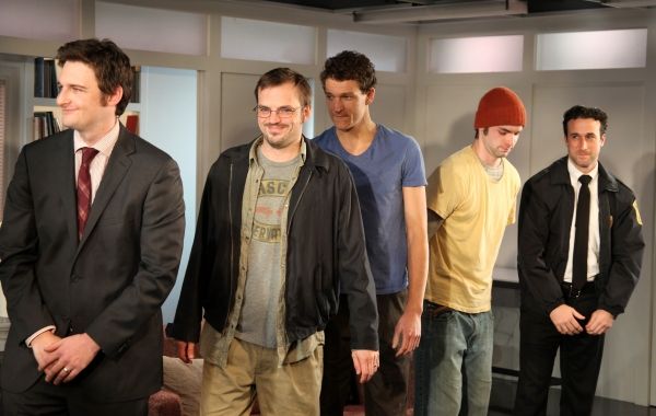 Curtain Call: Toby Leonard Moore, James McMenamin, Gabriel Ebert, Jake O'Connor & Mik Photo