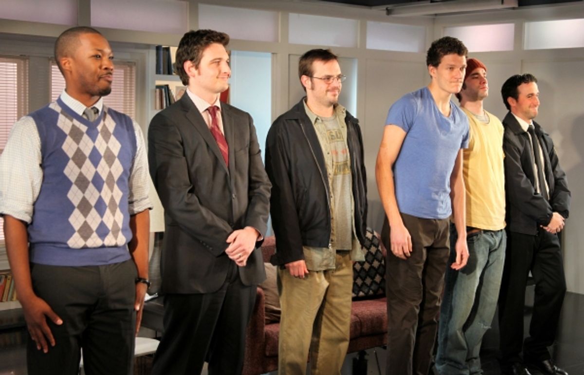 Curtain Call: Corey Hawkins, Toby Leonard Moore, James McMenamin, Gabriel Ebert, Jake O'Connor & Mike DiSalvo at 