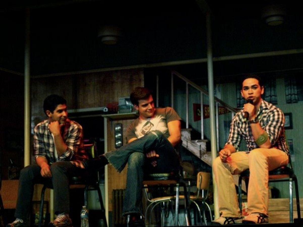  Daniel Tatar, Doug Carpenter and Ryan Castellino at 