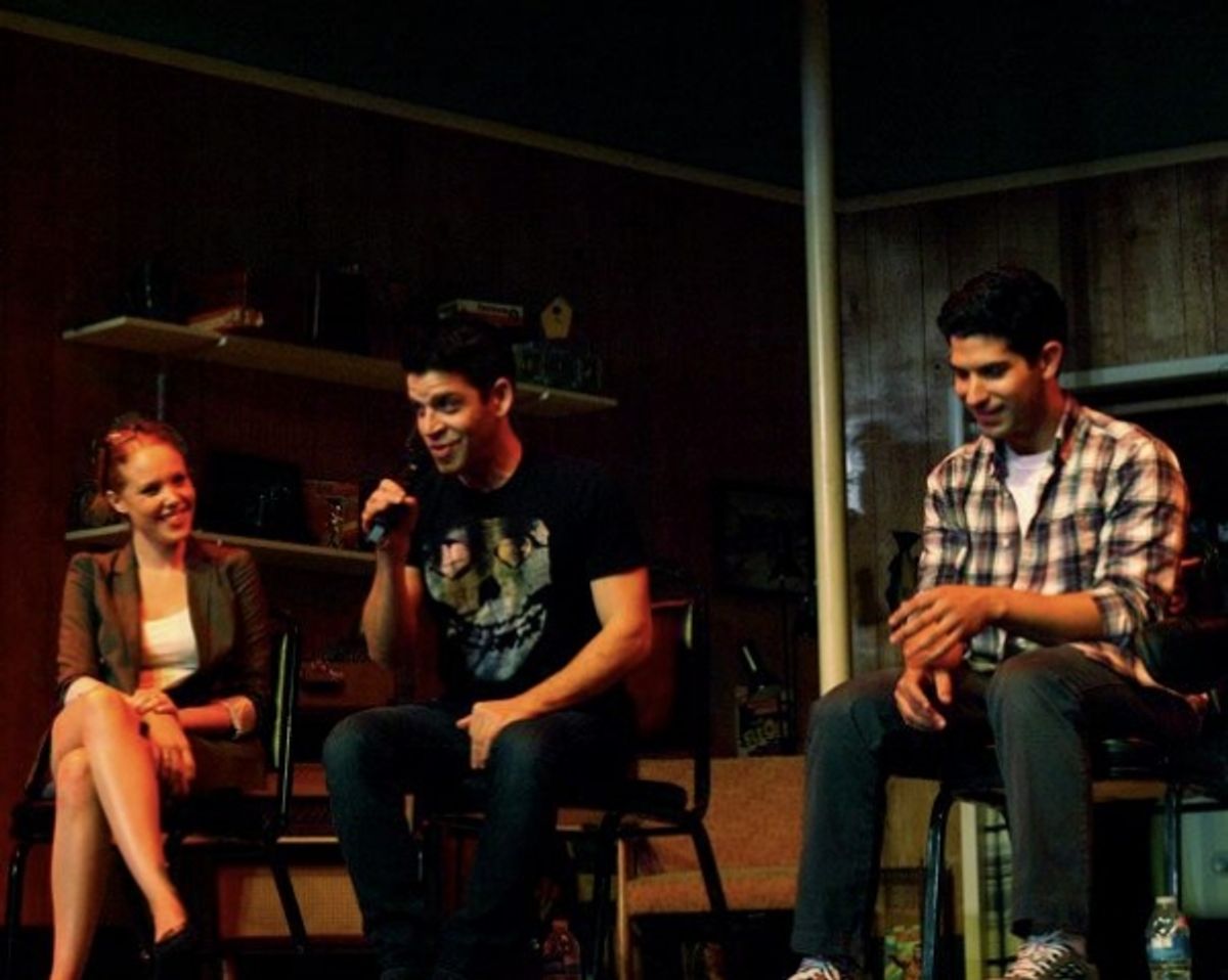  Jessica Keenan Wynn, Jim Holdridge and Daniel Tatar at 