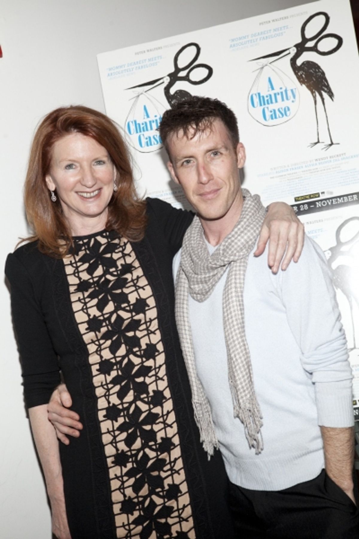 Wendy Beckett and Adam Fitzgerald at 