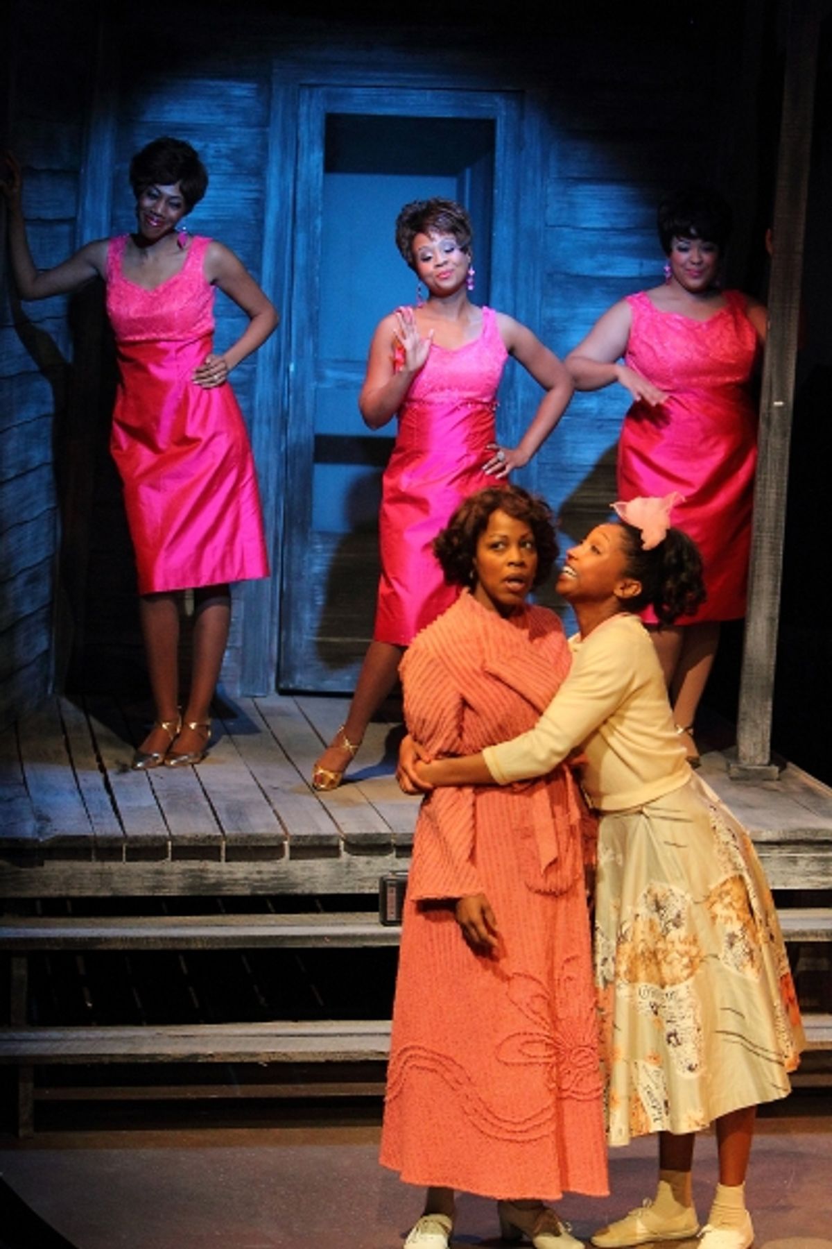 Kimberly Shay Hamby, Ashanti JÃ¢â‚¬â„¢Aria, Shawn Storms;  Front row, Tanesha Gary and Yvette Williams at 