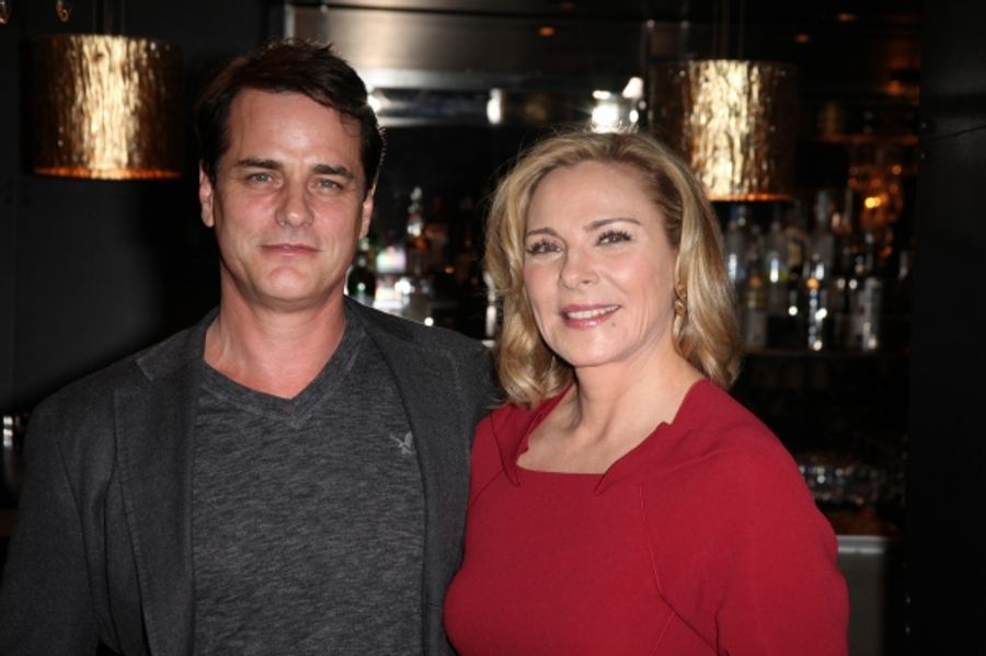 Photo Coverage: Kim Cattrall, Paul Gross & PRIVATE LIVES Meet the Press Image