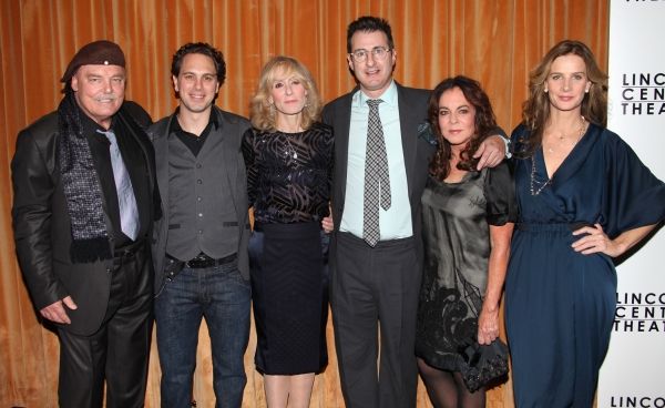 (L-R) Stacy Keach, Thomas Sadoski, Judith Light, playwright Jon Robin Baitz, Stockard Photo