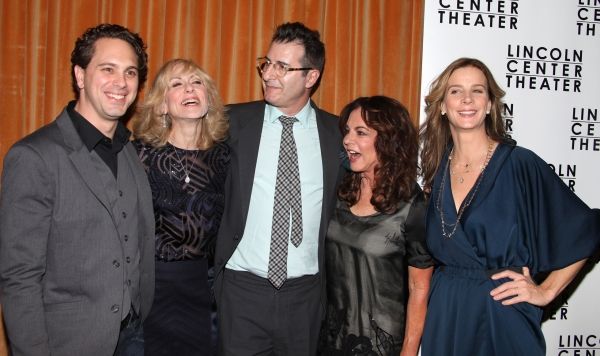 (L-R) Thomas Sadoski, Judith Light, playwright Jon Robin Baitz, Stockard Channing, an Photo