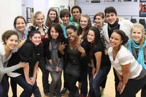 KENITA MILLER and the HTHS cast of XANADU in Rehearsal @ BroadwayWorld KENITA MILLER and the HTHS cast of XANADU in Rehearsal Photo