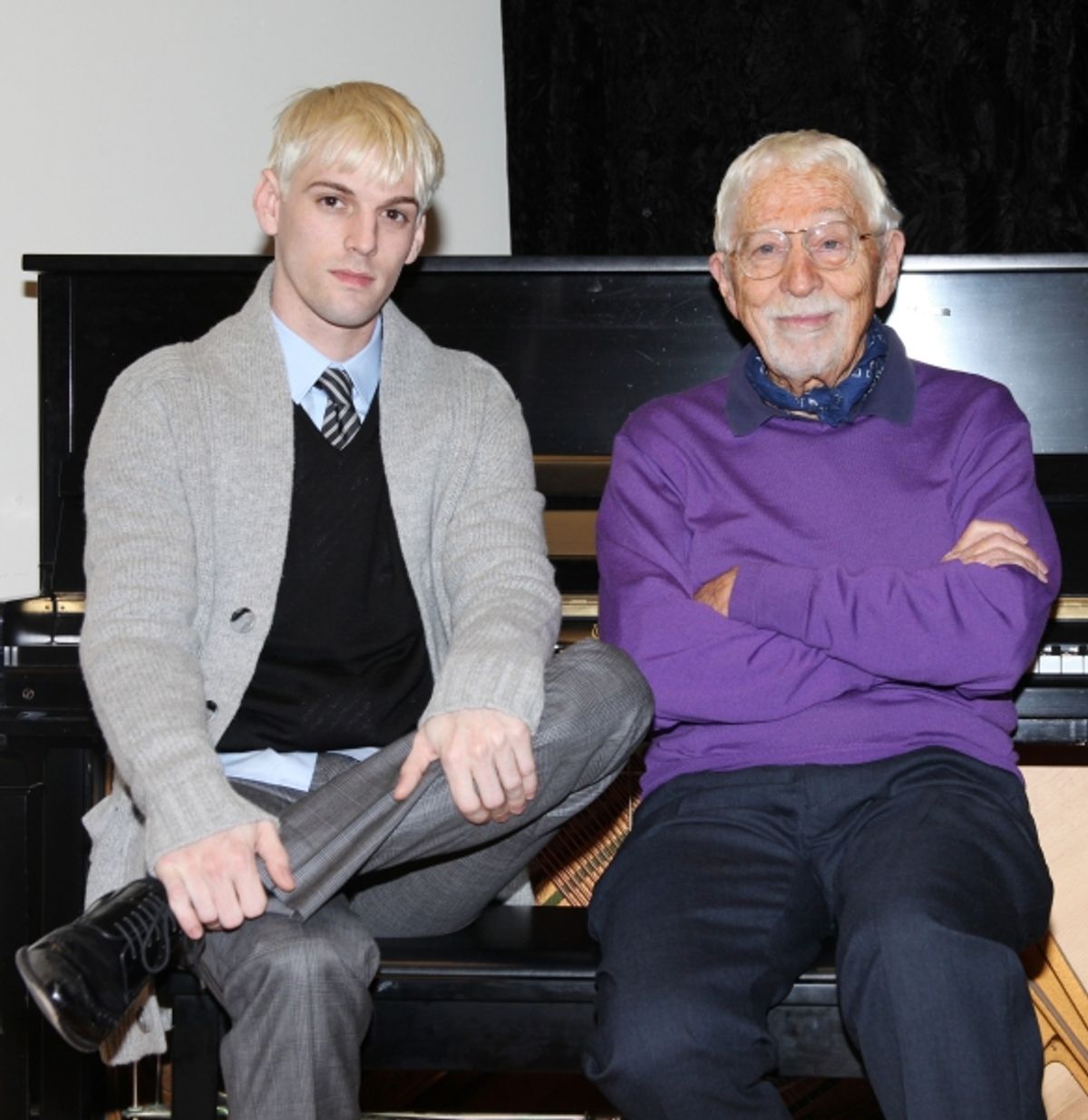 Aaron Carter & Tom Jones at 