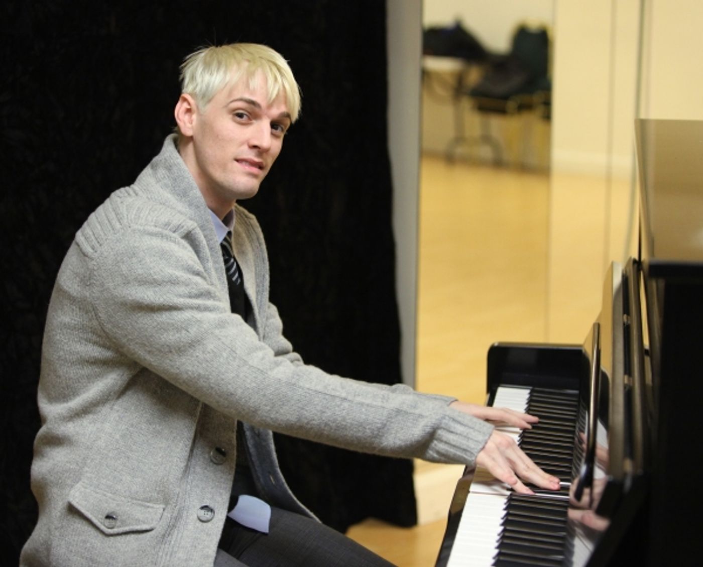Photo Coverage: Aaron Carter in Rehearsal for THE FANTASTICKS!  Image