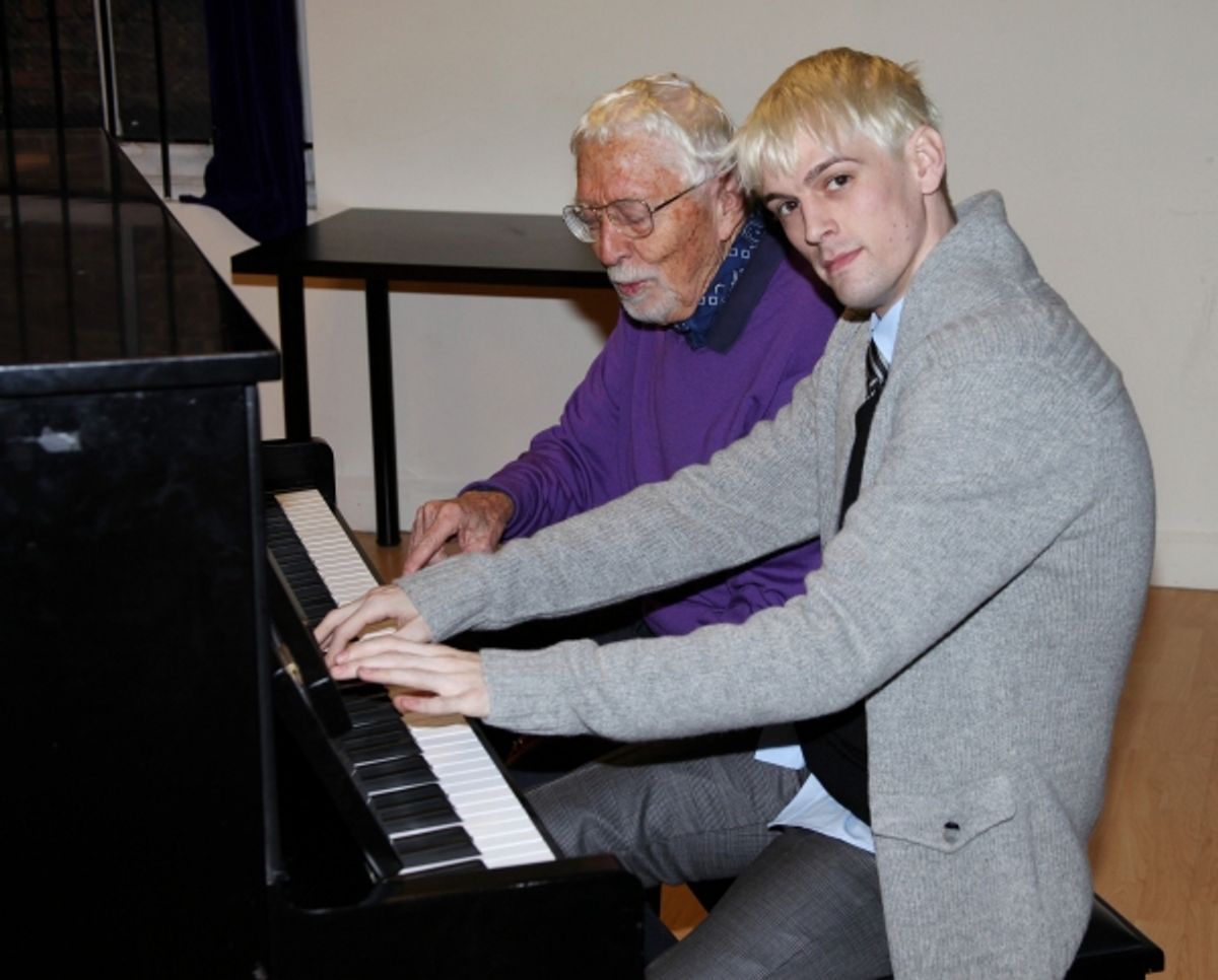 Tom Jones & Aaron Carter  at 