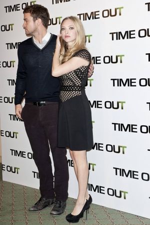 Justin Timberlake and Amanda Seyfried at the 'In Time' @ BroadwayWorld Justin Timberlake and Amanda Seyfried at the 'In Time' Photo