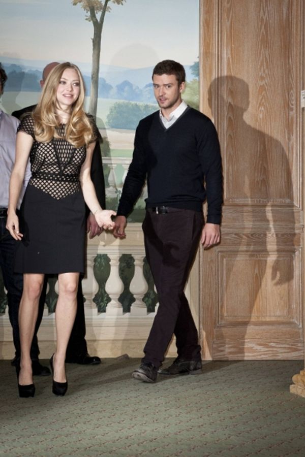 Justin Timberlake and Amanda Seyfried at the 'In Time'  Photo