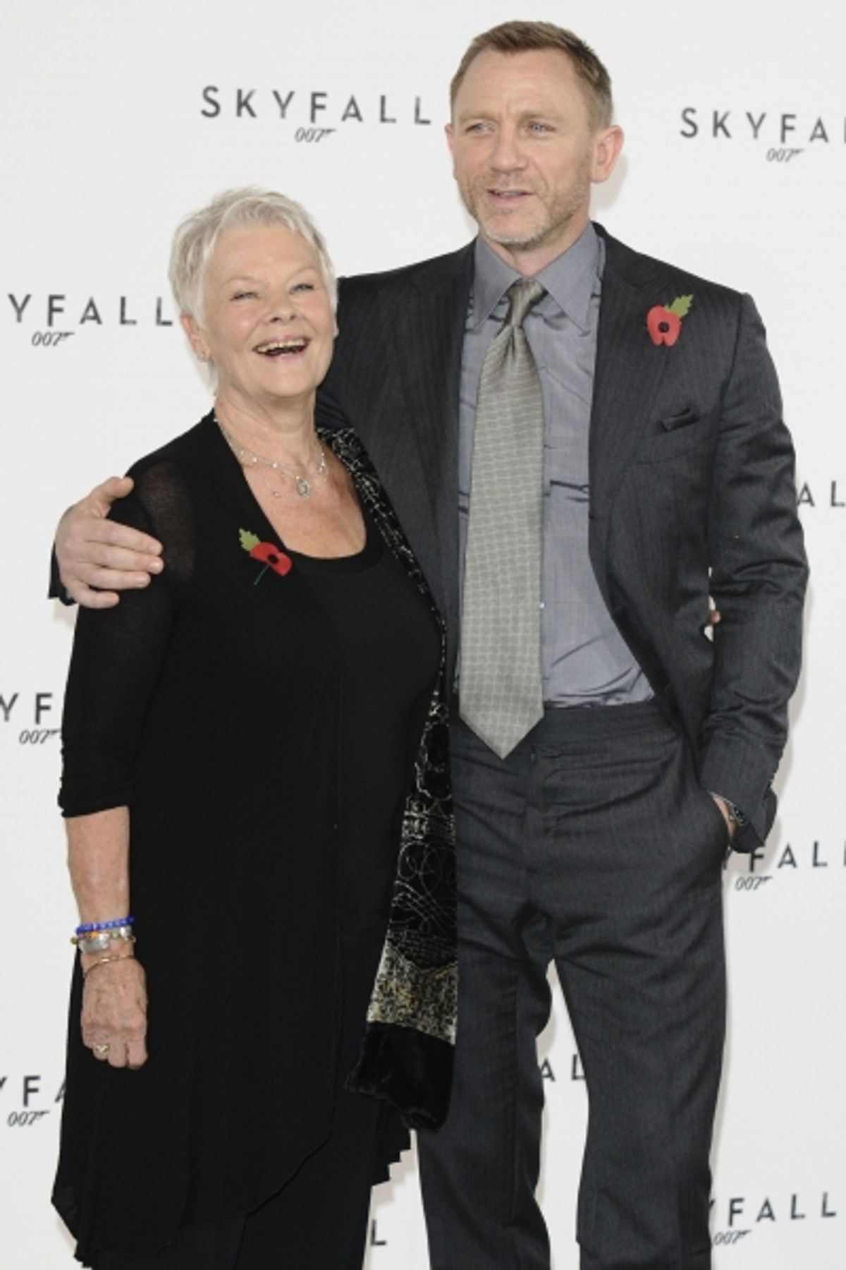 Dame Judi Dench and Daniel Craig
 at 
