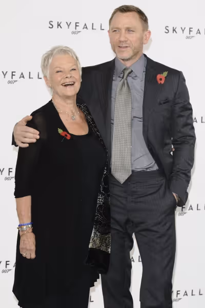 Dame Judi Dench and Daniel Craig
 Photo