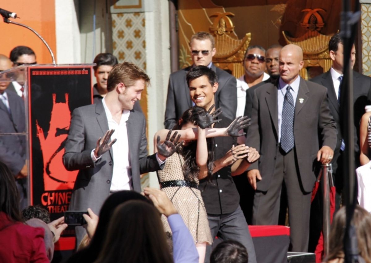 Twilight's Kristen Stewart, Robert Pattinson & Taylor Lautner 
 at 