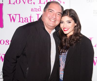 Amanda Setton with father Photo