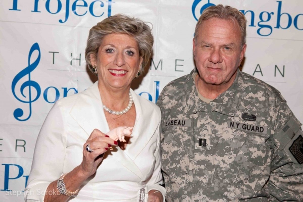 Pam Laudenslager (Green Acres) & Peter LeBeau (You're in the Army Now) at 