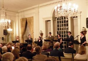 Back row-David M. Lutken, Barbara Walsh, Tony Wolf. Front row- Jennifer Stepanyk, Annmarie Benedict, Stephanie D'Abruzzo, Dan Cordle, Bill Connington @ BroadwayWorld Back row-David M. Lutken, Barbara Walsh, Tony Wolf. Front row- Jennifer Stepanyk, Ann Photo