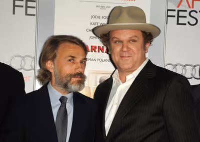 Nov. 5, 2011 - Los Angeles, California, U.S. - Christoph Waltz, John C.. Reilly Atten Photo