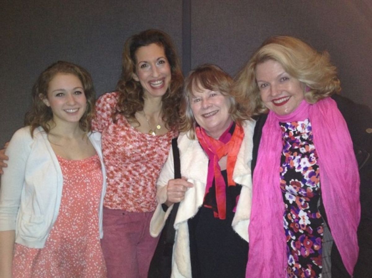 Jill Shackner, Alysia Reiner, Shirley Knight and Alison Fraser at 