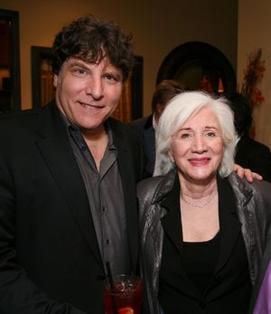 LOS ANGELES, CA - NOVEMBER 6: Cast members Marco Barricelli (L) and Olympia Dukakis ( Photo