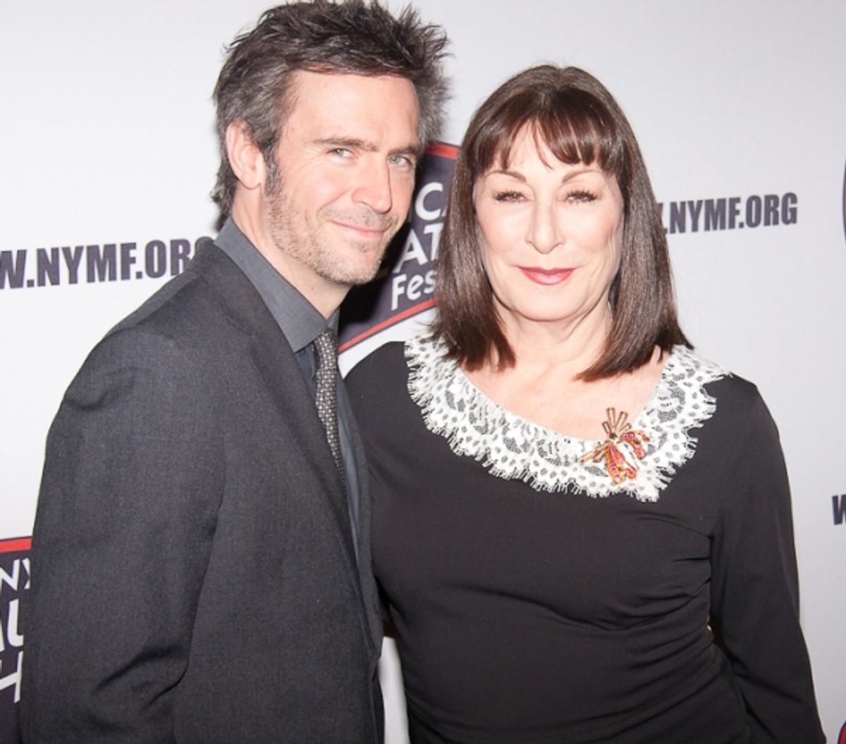 Jack Davenport and Anjelica Huston at 