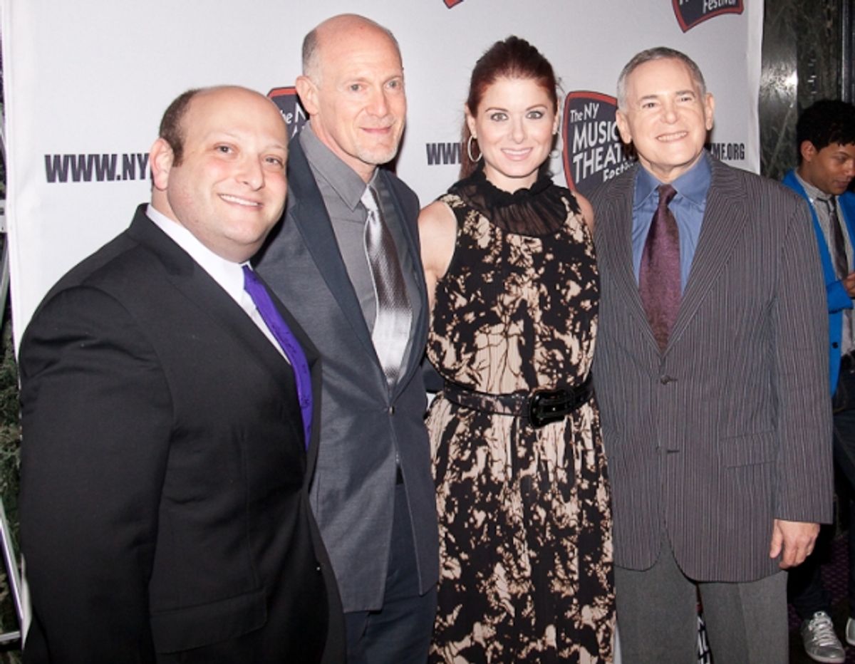 Isaac Robert Hurwitz, Neil Meron, Debra Messing, and Craig Zadan at 