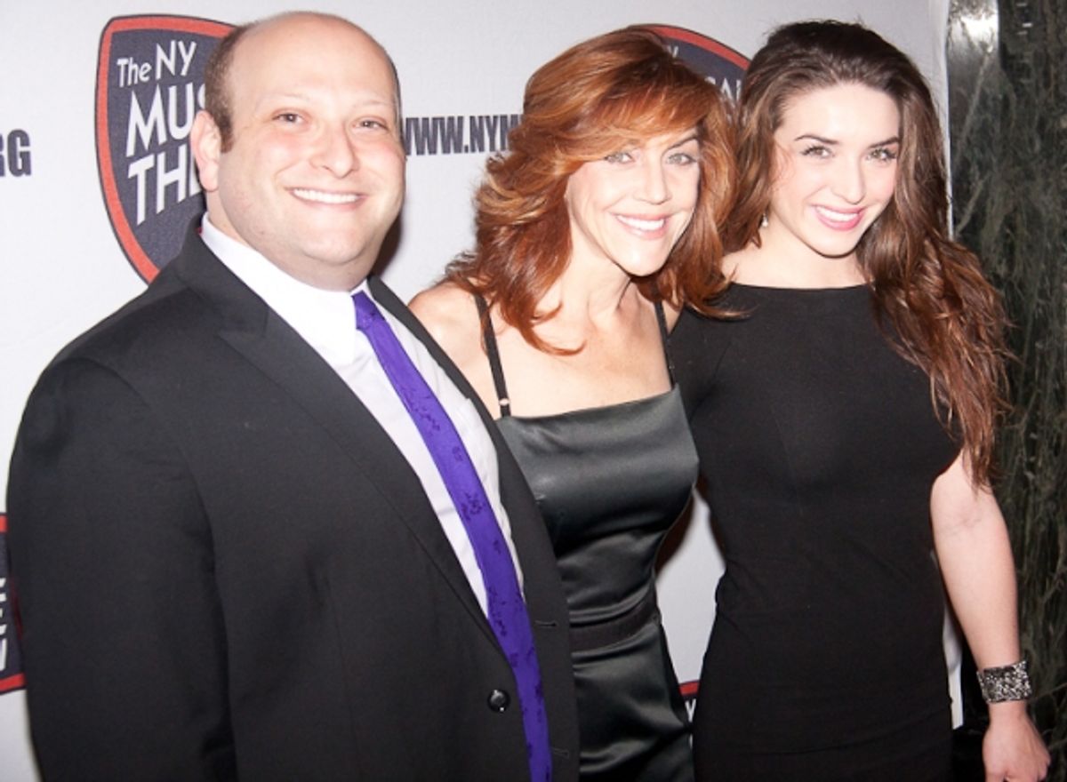Andrea McArdle, Isaac Robert Hurwitz, and Alexis Kalehoff at 