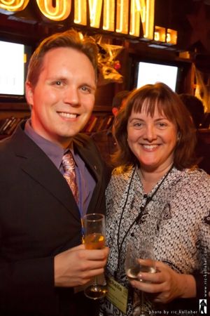 NAMT New Works Director Branden Huldeen with Michelle Yaroshko @ BroadwayWorld NAMT New Works Director Branden Huldeen with Michelle Yaroshko Photo