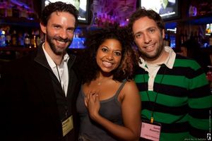 Director Jeremy Dobrish, Rebecca Naomi Jones, writer David Rossmer @ BroadwayWorld Director Jeremy Dobrish, Rebecca Naomi Jones, writer David Rossmer Photo