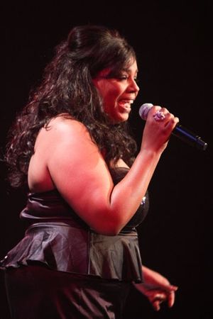 Sylvia MacCalla performs in Upright Cabaret's American Icon Series Photo