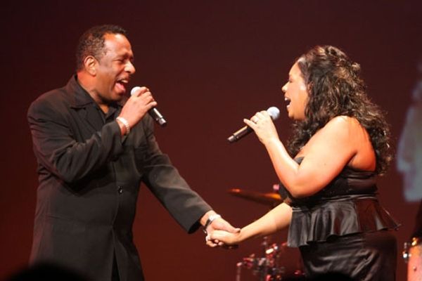 Ricke Vermont and Sylvia MacCalla performs in Upright Cabaret's American Icon Series Photo