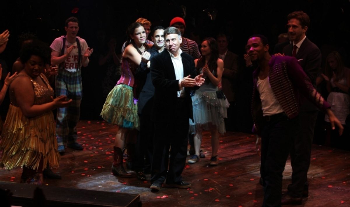 Hunter Parrish & Company with Christopher Gattelli, Stephen Schwartz & Daniel Goldstein  at 