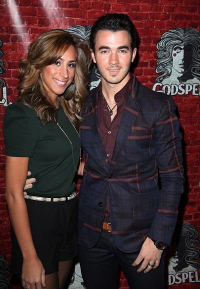 Kevin Jonas & wife Danielle Deleasa arriving for the Opening Night Performance of the Photo
