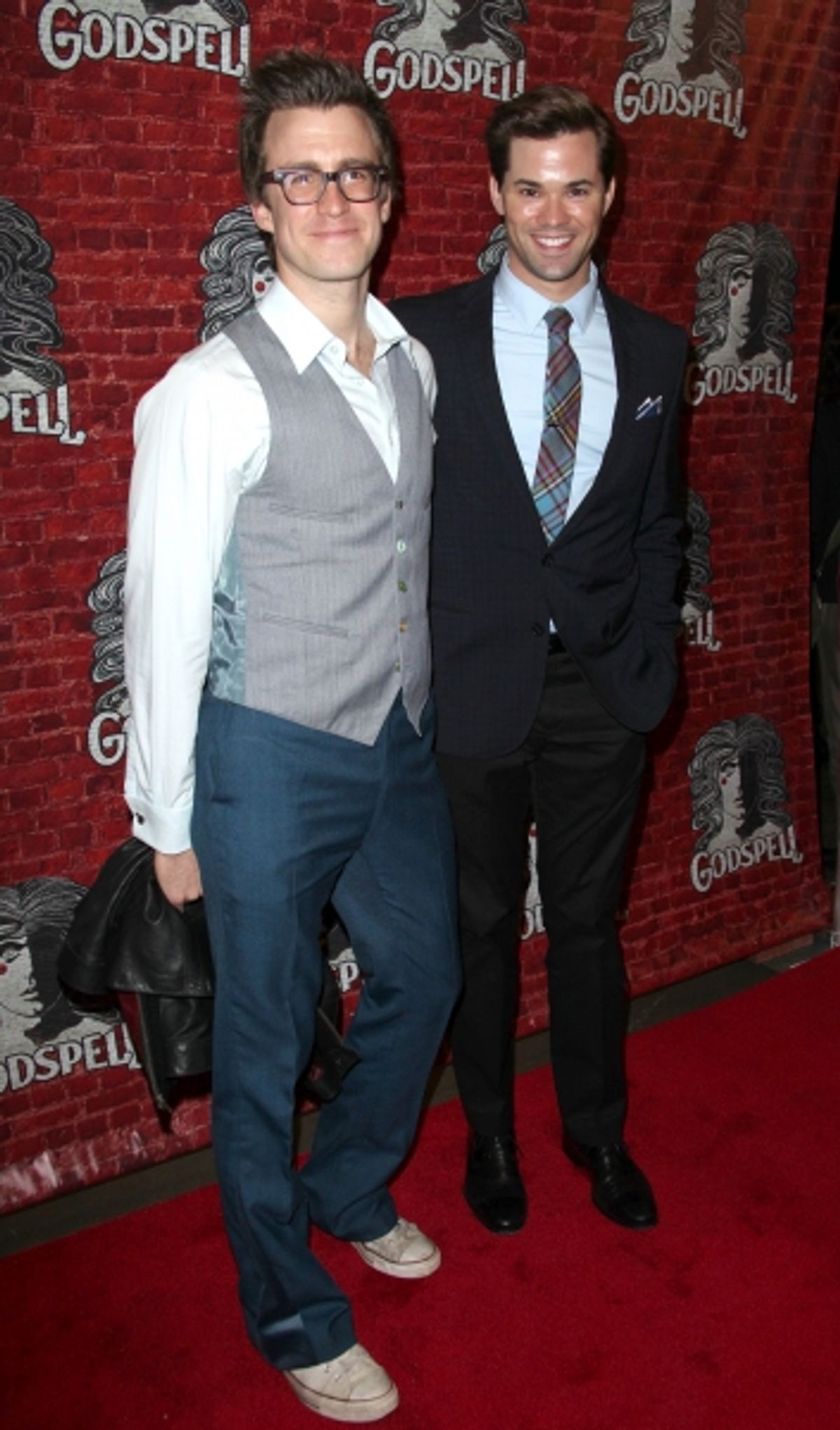 Gavin Creel and Andrew Rannells  at 