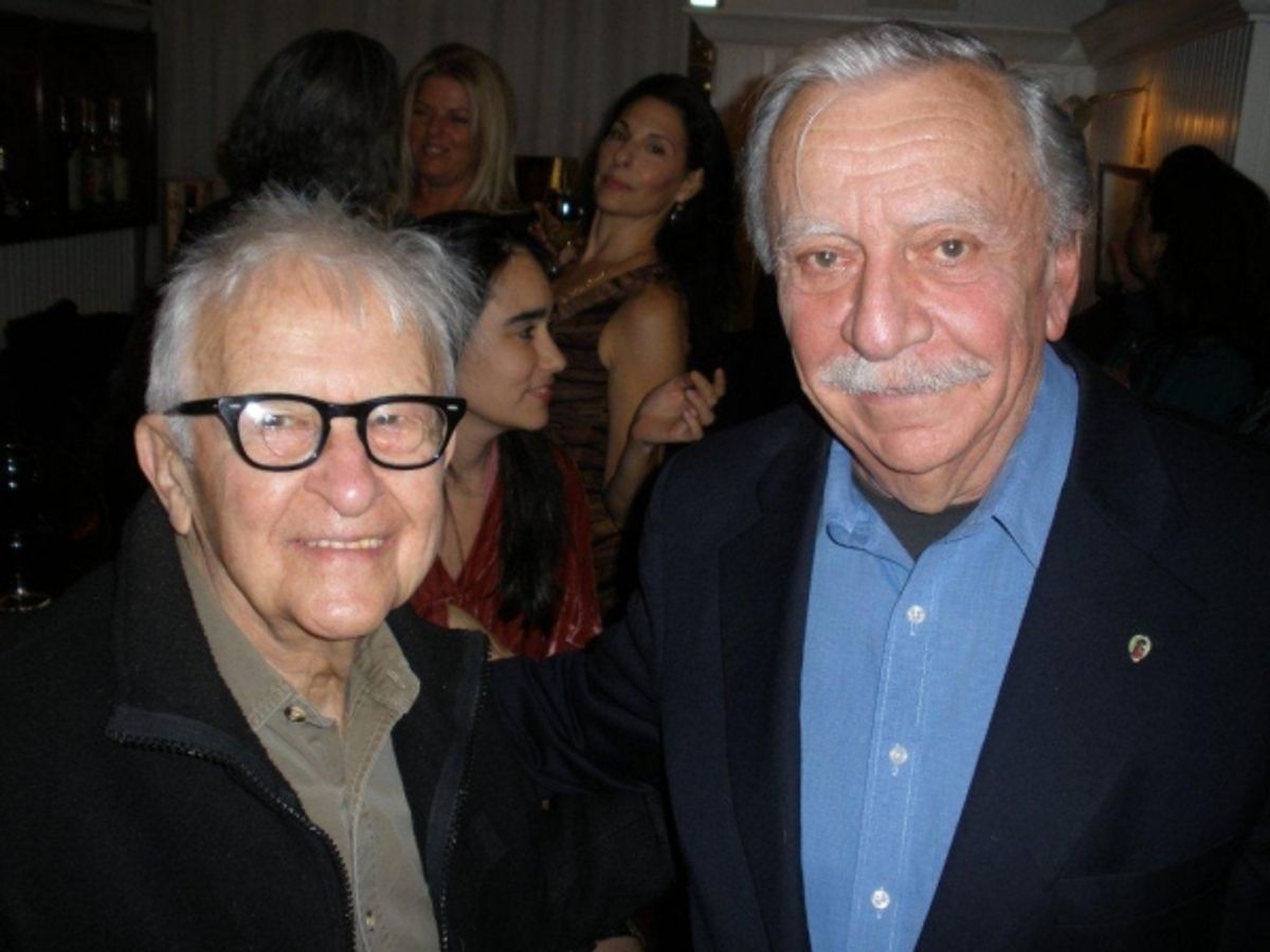  filmmaker Albert Maysles & producer Emanuel Azenberg at 