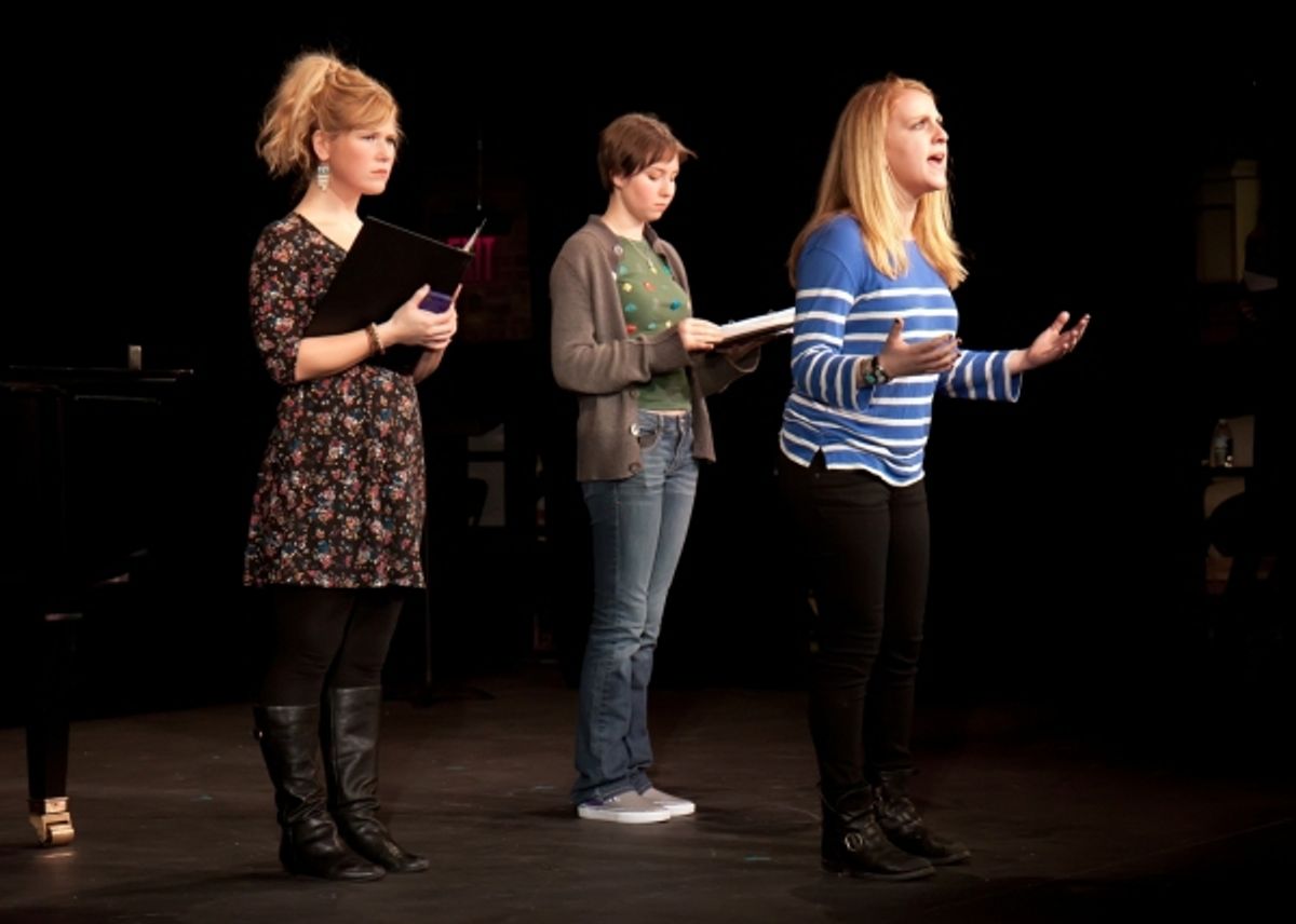 Carey Anderson, Jeannine Frumess and Gillian Goldberg at 