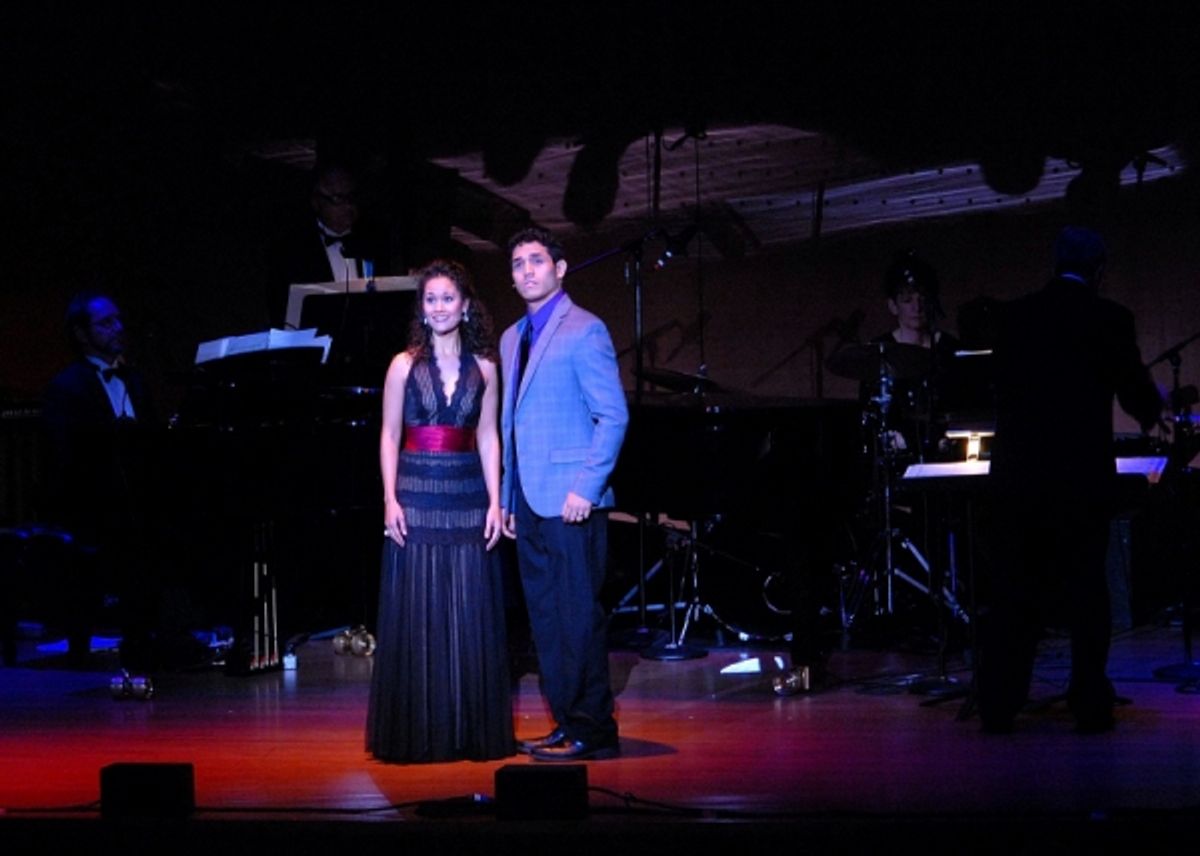 Ali Ewoldt, Adam Jacobs at 