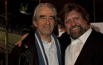 Sam Waterston and Oskar Eustis Photo