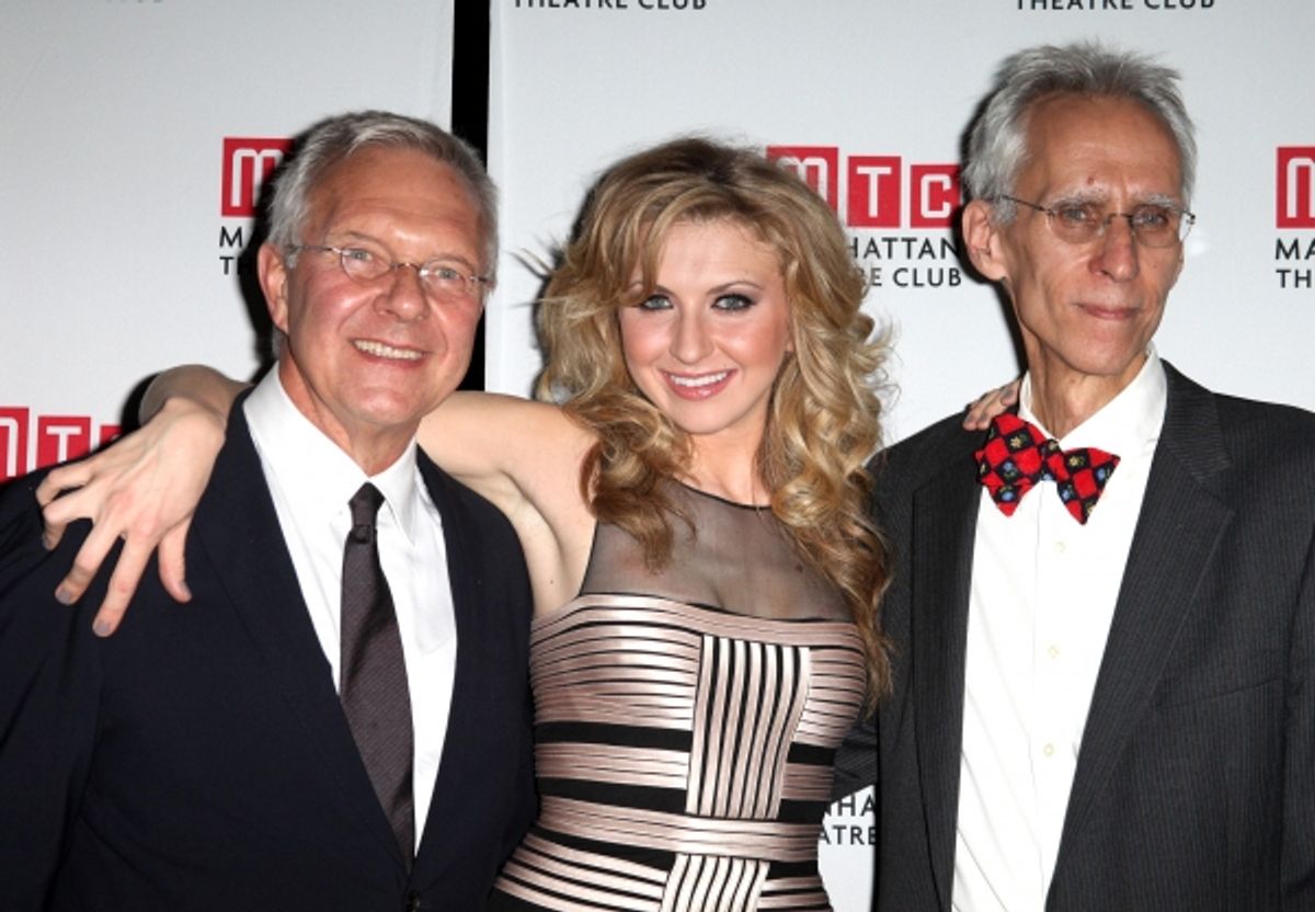 Director Walter Bobbie, Nina Arianda & Playwright David Ives  at 