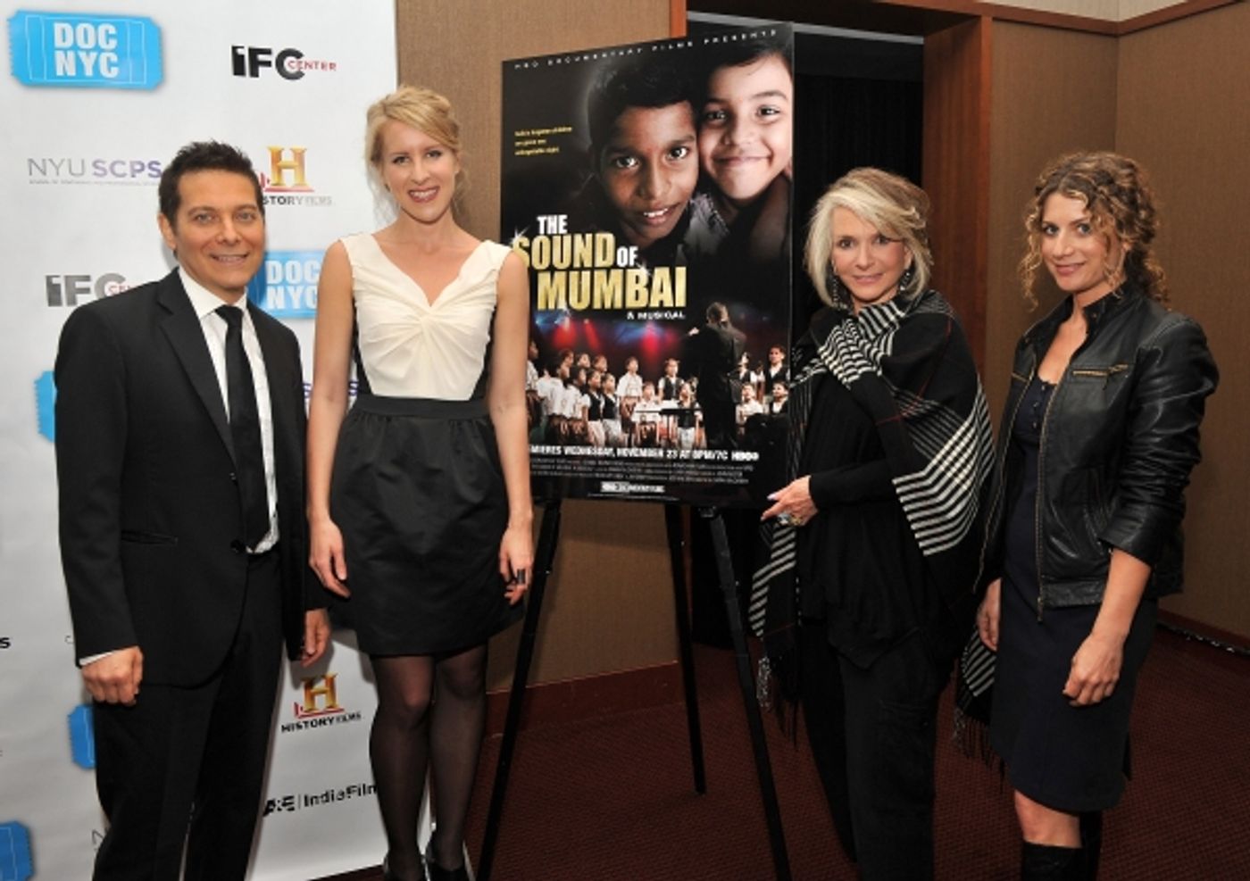 Photo Flash: Bebe Neuwirth, Michael Feinstein, et al. at  SOUND OF MUMBAI Premiere  Image