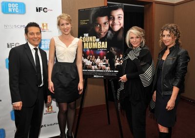 Michael Feinstein, director Sarah McCarthy, President of HBO Documentrary Films Sheil Photo
