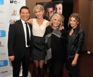 Michael Feinstein,  Sarah McCarthy, Sheila Nevins, and  Sara Bernstein Photo