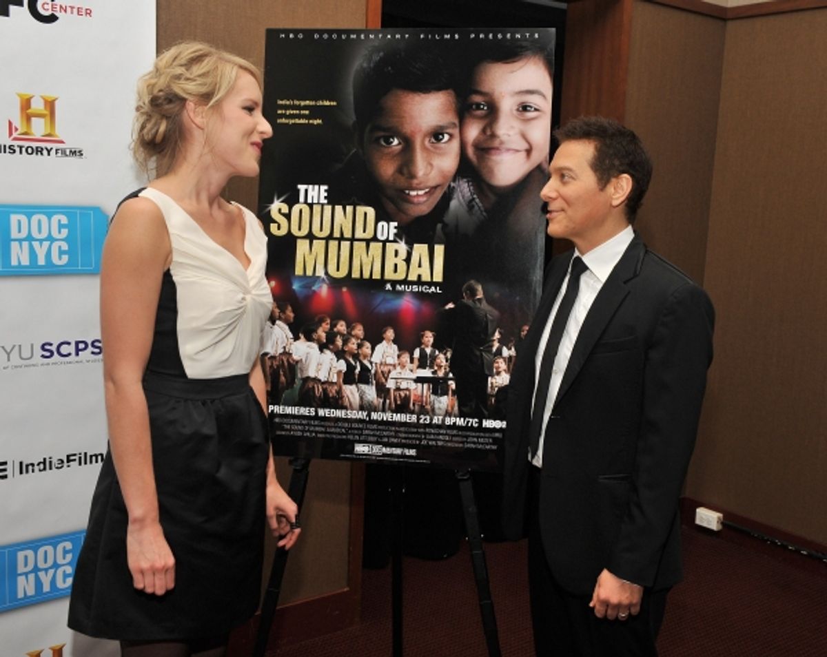 Sarah McCarthy and Michael Feinstein
 at 