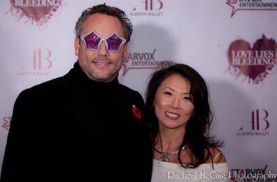 Brett Wilson and guest
 Photo