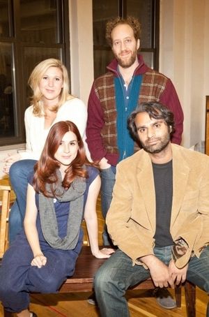 Front: Aya Cash, Rock Kohli; Back: Cassie Beck and Joey Slotnick @ BroadwayWorld Front: Aya Cash, Rock Kohli; Back: Cassie Beck and Joey Slotnick Photo