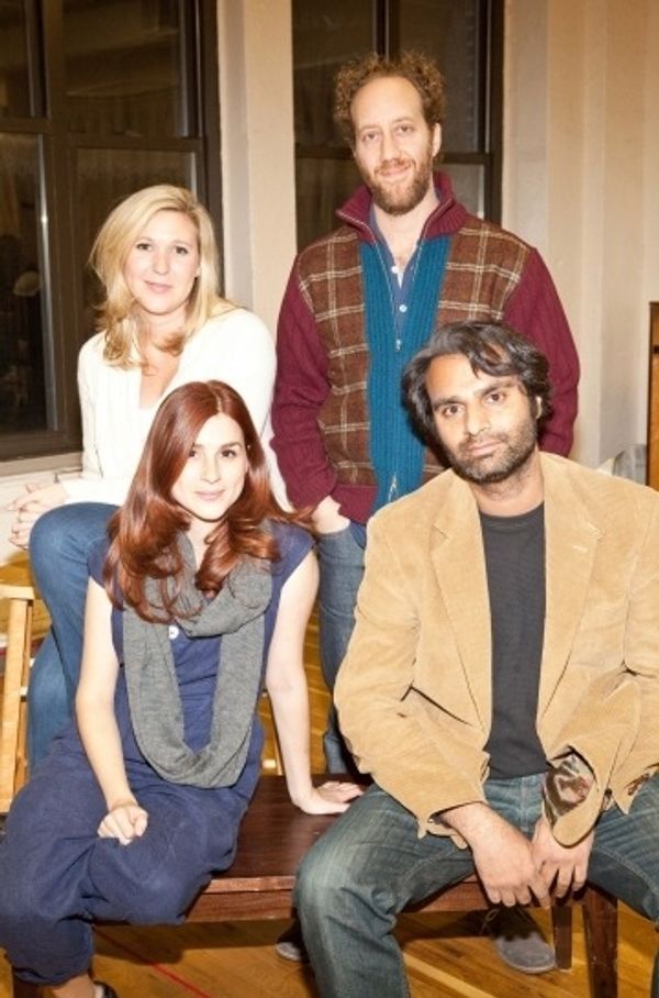 Front: Aya Cash, Rock Kohli; Back: Cassie Beck and Joey Slotnick Photo