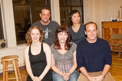 Front: Amanda Quaid, Ana Reeder, Clark Gregg; Back: Lenny Venito, Susan Hyon Photo