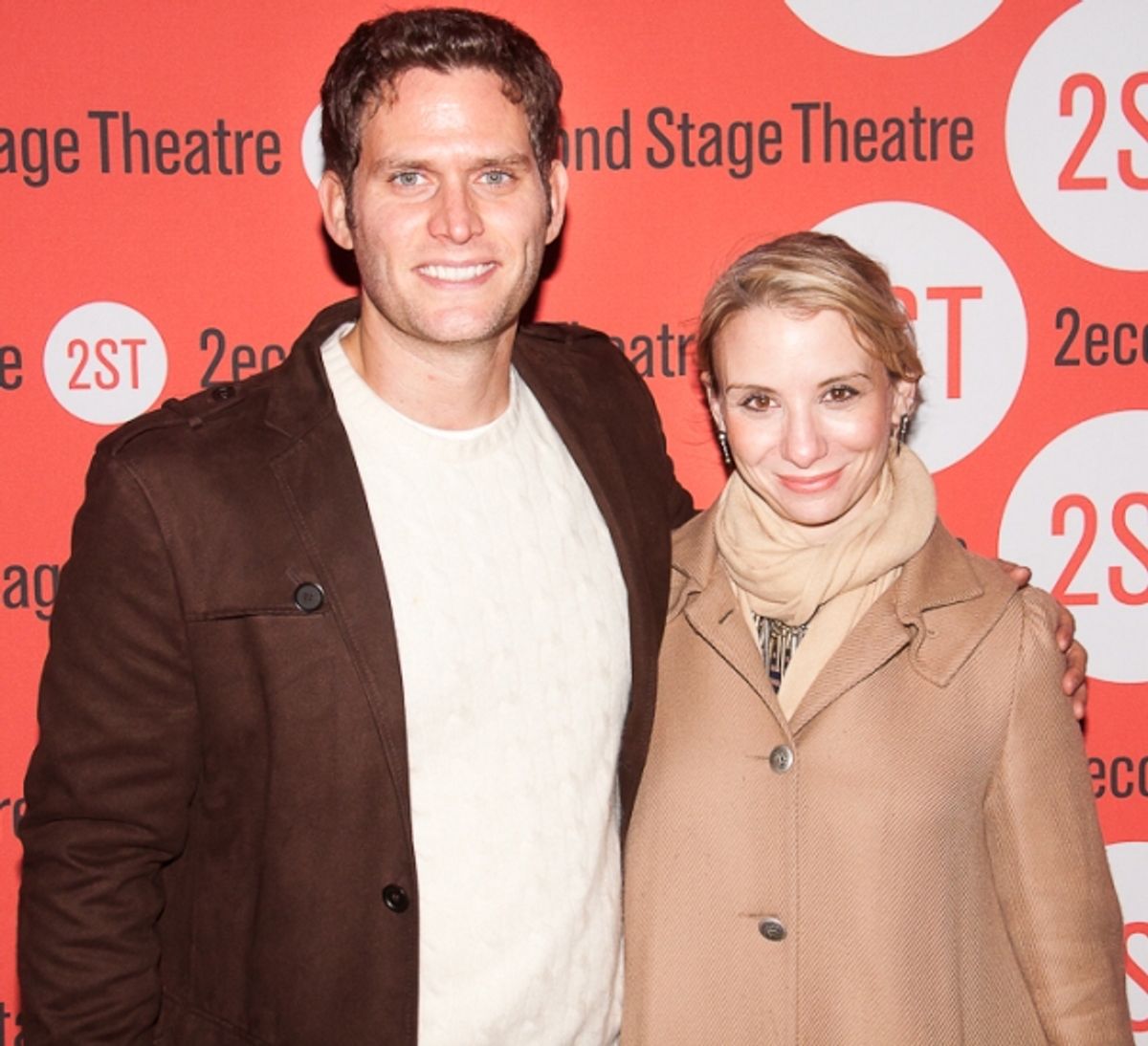 Stephen Pasquale and Sarah Saltzberg at 